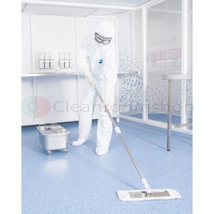 Hydroflex Cleanroom Flat Mop System Starter Pack - Stainless Steel