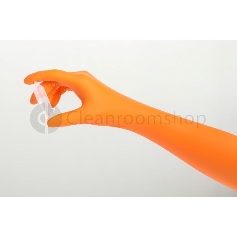 Orange Max-Grip Tread Ribbed Nitrile Gloves – DMC SUPPLIES
