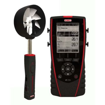 Vane probe (Ø 100 mm) with Bluetooth® including temperature sensor