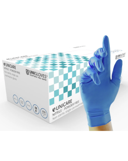 Disposable Blue Nitrile Gloves Medical Grade - Box of 200