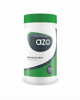 Azo  Universal Wipes 100 Canister - Case of 12