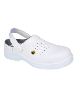 Portwest Compositelite ESD Safety Clog White