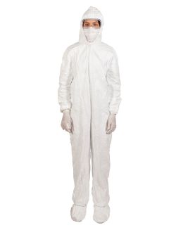 DuPont™ Tyvek® IsoClean® Sterile Hooded Coverall - Case of 20