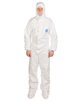 Dupont Tyvek 500 Labo Coverall with Feet and Hood - Tyvek Suit