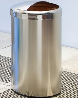 Electropolished Stainless Steel Waste Bin