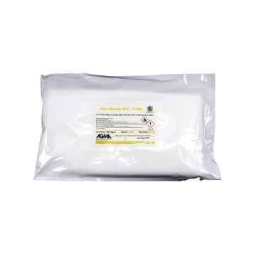 Agma Non-sterile 70% IPA in WFI 4YPIN Pouch Wipe 10x50 wipes