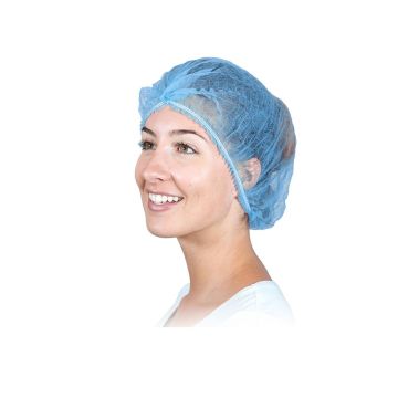 Mob Cap 58cm Double Elastic - Blue