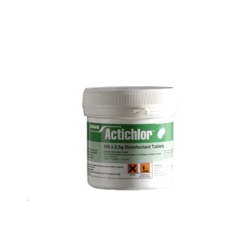 Actichlor Disinfectant Tablets 2.5g - 6 x 100 Tablets