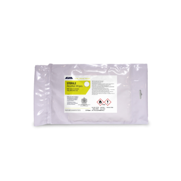 Agma Sterile 70% IPA in WFI 68 gsm 10 x 10 wipes