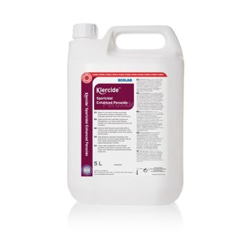 Klercide Sporicidal Enhanced Peroxide 5 Ltr Capped-Case of 4