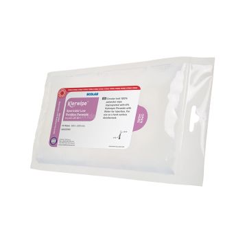 Klerwipe Sporicidal Low Residue Peroxide Pouch Sterile Wipe