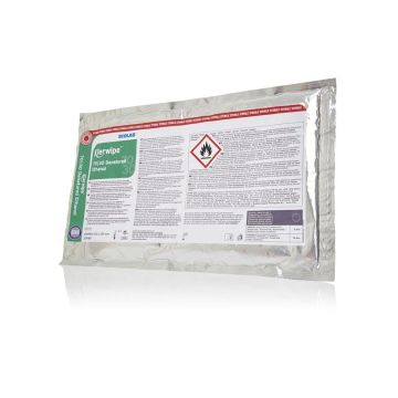 Klerwipe 70/30 Denatured Ethanol Mop Wipes - 10 Pouches