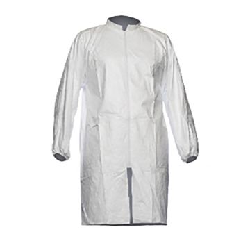 Tyvek® Lab Coat Without Pockets (Elastic Cuff)