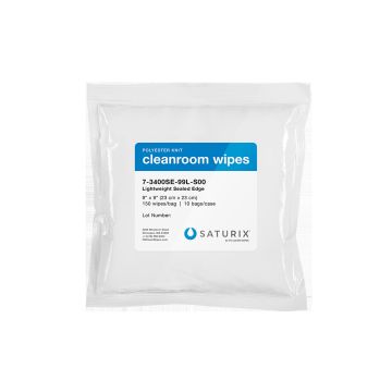 100% Polyester Knit Cleanroom Wipes 145gsm 9" 10 x 150 wipes